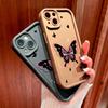 For OPPO A38 A18 A57s A57 A60 Reno11 F Reno12 FS Moto G10 G20 G30 G22 Realme C53 C63 Full Lens Protect Cartoon Butterfly Design Soft Back Case