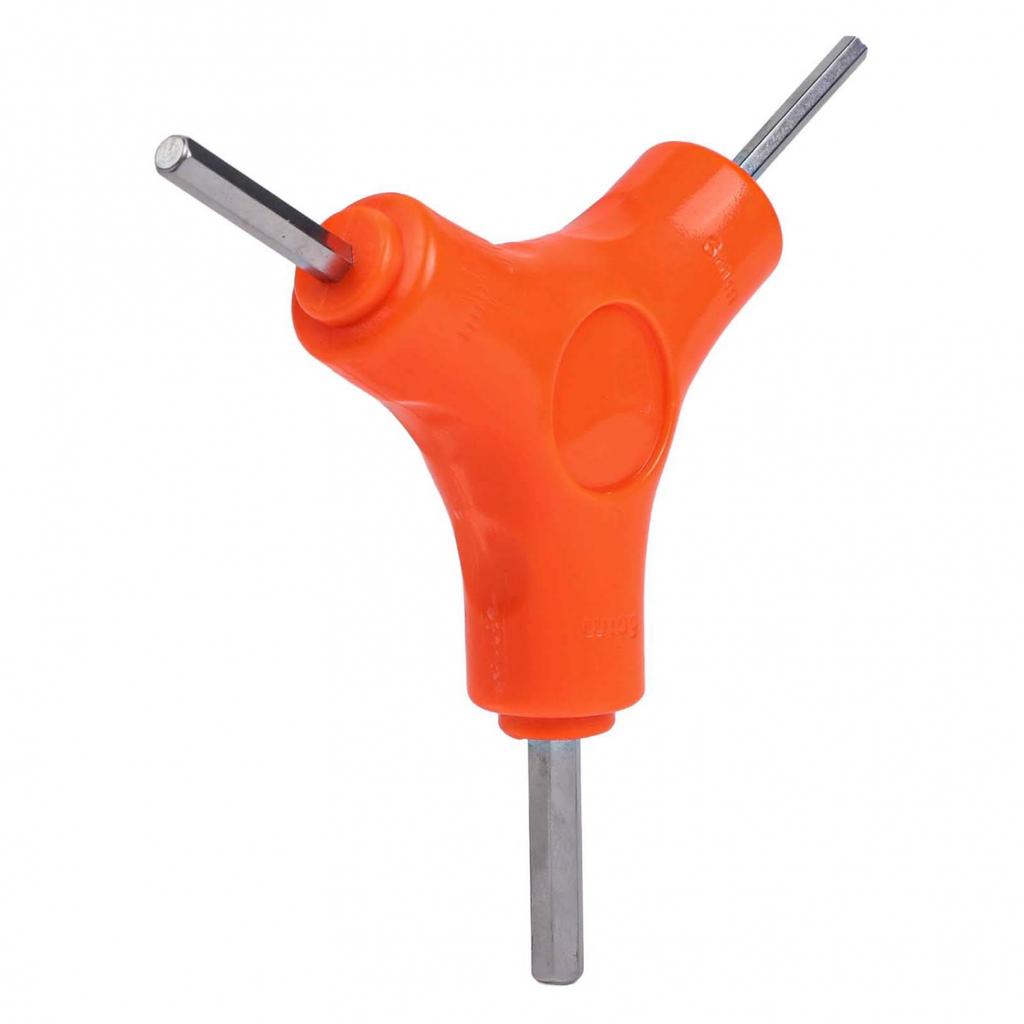 Ключ гаечный трехгранный шестигранный 2,5/3/4/5/6/8 мм хром-ванадиевая сталь