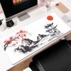 Ink Cherry Blossom Mouse Pad Large Office Desk Pad Life Black and White Series Mouse Pad Rubber Non-slip