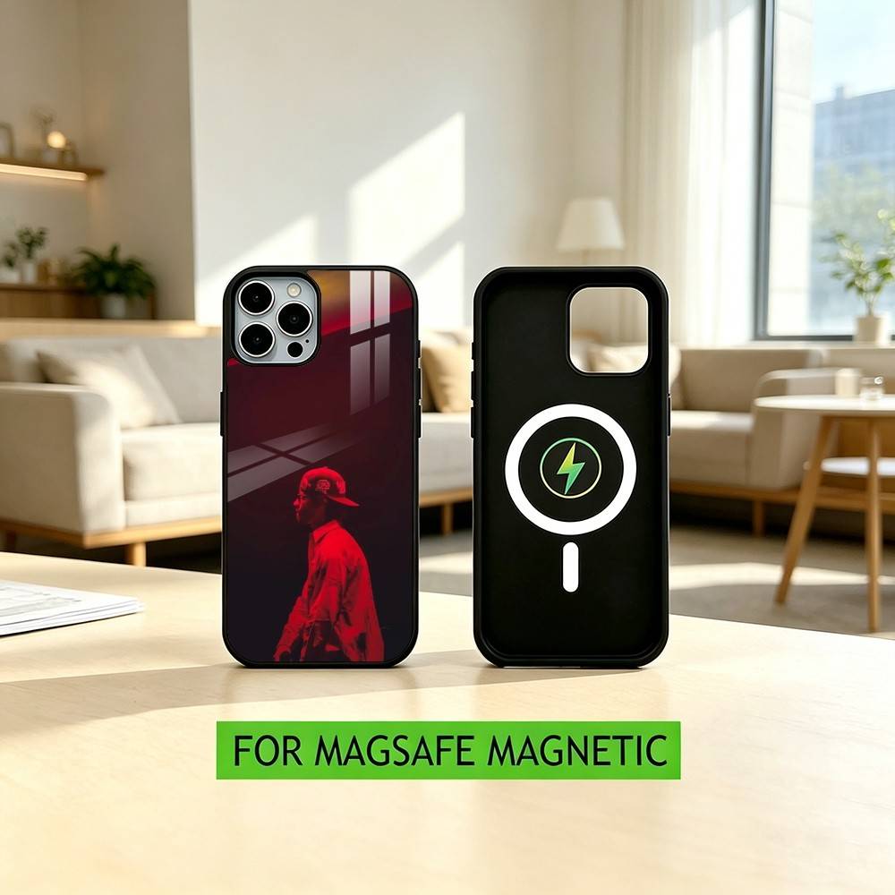 S-Singer M-MORA Phone Case For iPhone17,16,15,14,13,12,11 Plus,Pro Magnetic with Magsafe Wireless Charging