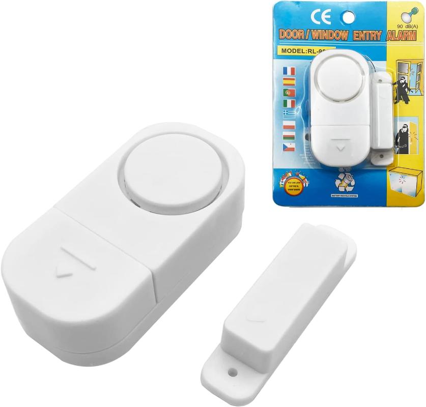 1Pcs Magnetic Sensors Independent Wireless Home Window Door Entry Burglar Security Alarm System
