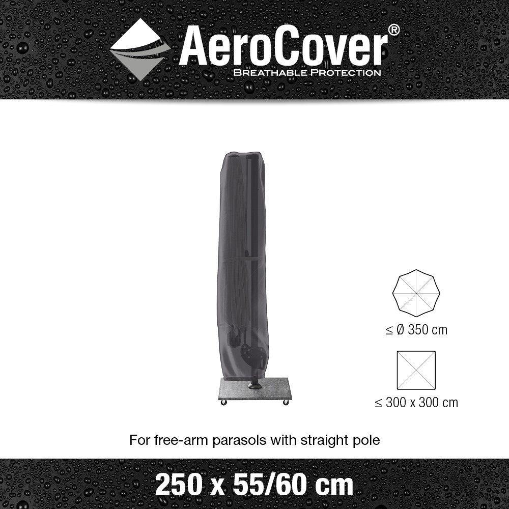 Garden Umbrella Cover 7970 60X55X250 Aerocover Gray