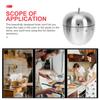 Ciieeo Metal Apple-Shaped Kitchen Timer, Mechanical Cooking Timer, Portable and Battery-Free, Ideal for Cooking Time Management