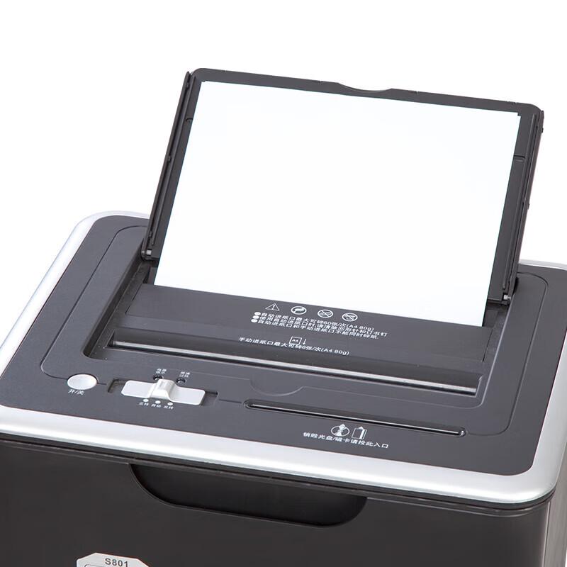 COMIX S801 Auto-Feed Cross-Cut Paper Shredder CN plug (adapter included)