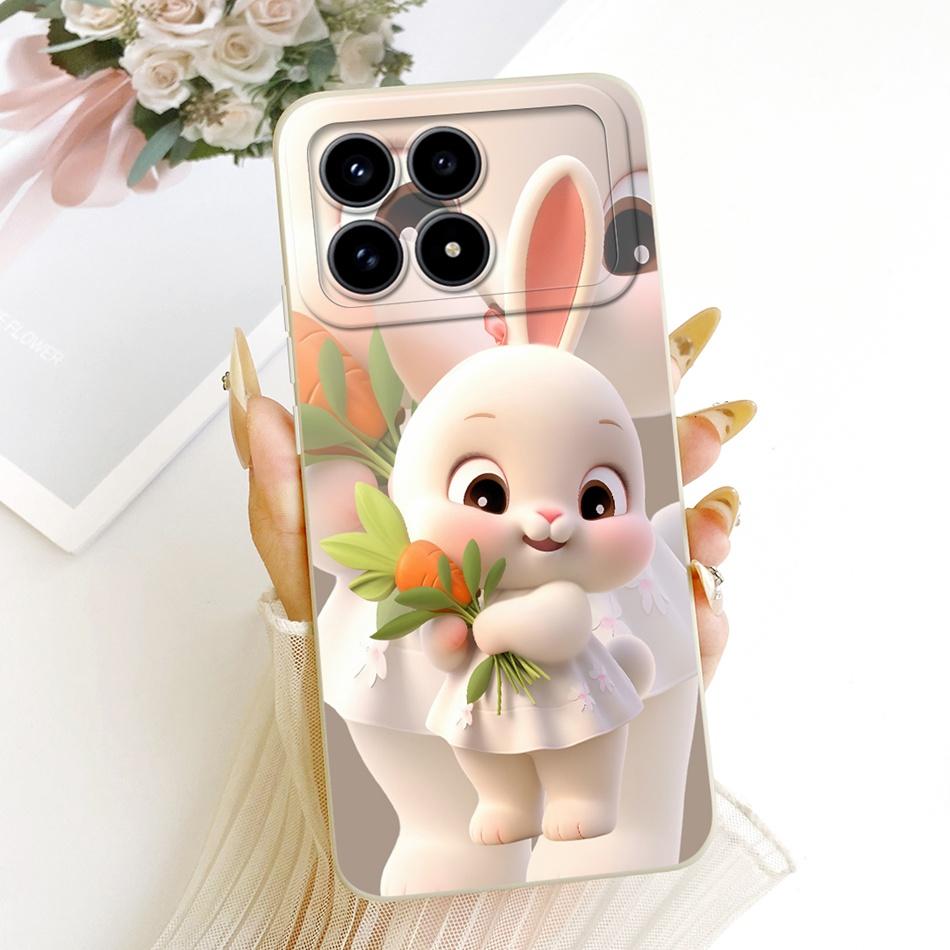 For Xiaomi Redmi K90 Cute Cat Flower Cartoon Phone Case For Redmi K 90 K90 Pro Max 5G Shockproof Soft Silicone Cases Bumpers