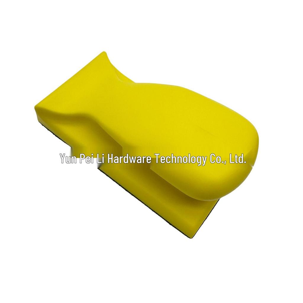 Round Hand Sanding Pad with Self-Adhesive Sandpaper for Car Polishing and Cleaning