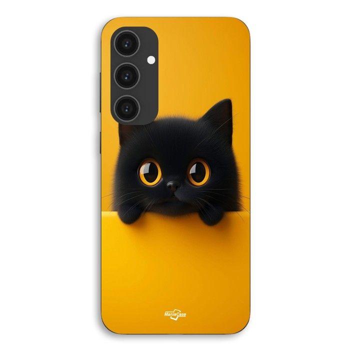 Coque de téléphone - MANIACASE - Samsung Galaxy S25 - Silicone TPU - Souple - Chat mignon
