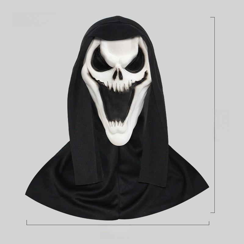 Creepy Scream Face Mask Collection Halloween Costume Latex Scary Props For Parties