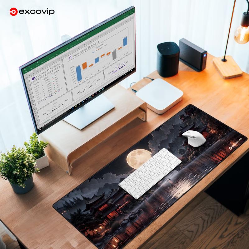 EXCO Extra Large Mouse Pad, Large Desk Mat, Desktop Keyboard Pad, Specific FPS Computer Mat