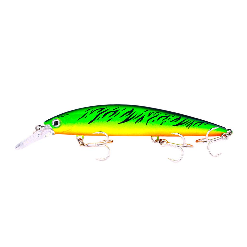 Жесткий воблер Minnow 13см-36г Тонущий Minnow Жесткая приманка Рыболовные приманки Minnow с тройным крючком