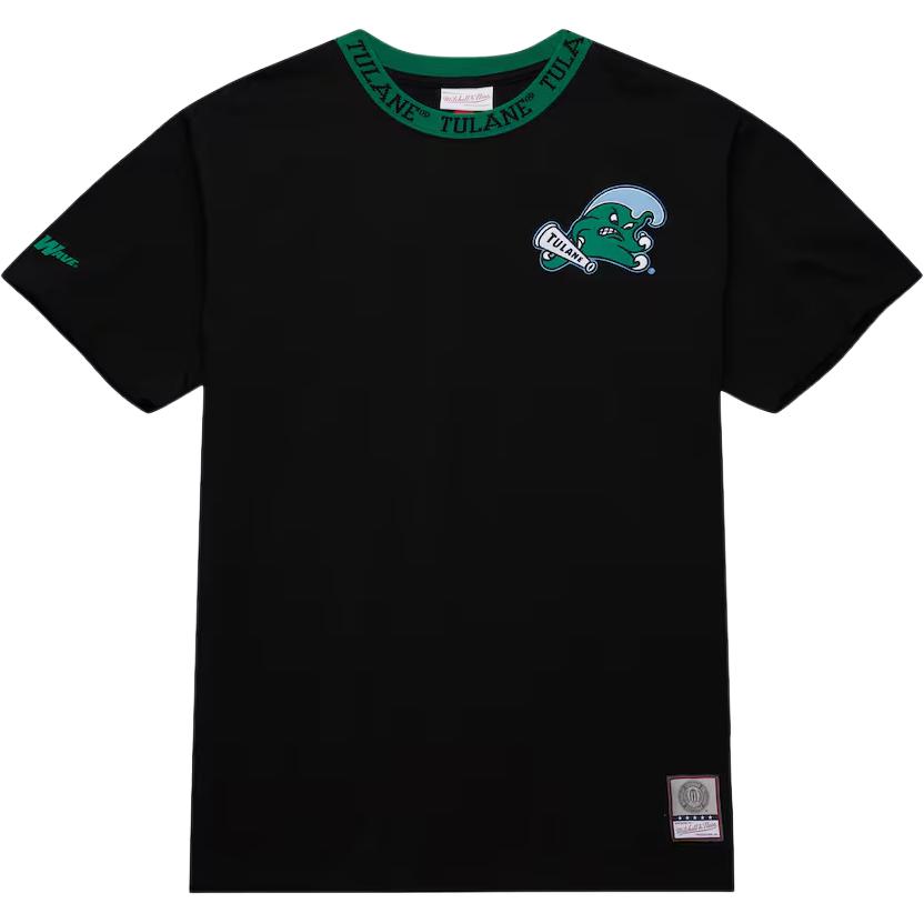 Мужская футболка Mitchell & Ness x NCAA Черная FC7220-TUUBLCK