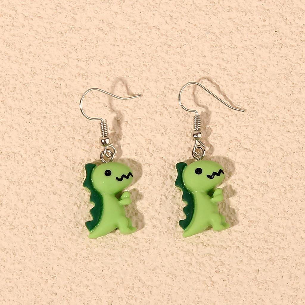 Animal Shape Dinosaur Earrings With Handcrafted Art For Women Jewelry Casual