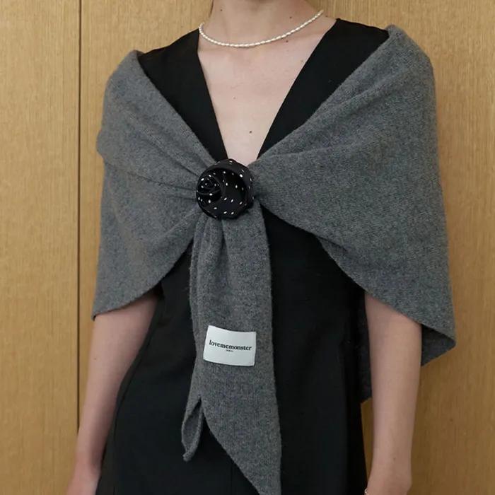 Hugging Triangle Wool Muffler_4COL (L253MMF010)