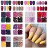 Solid Color Matte Matte Nail Piece Short Full Sticker Matte Fake Nail Removable Wearable 96Pcs