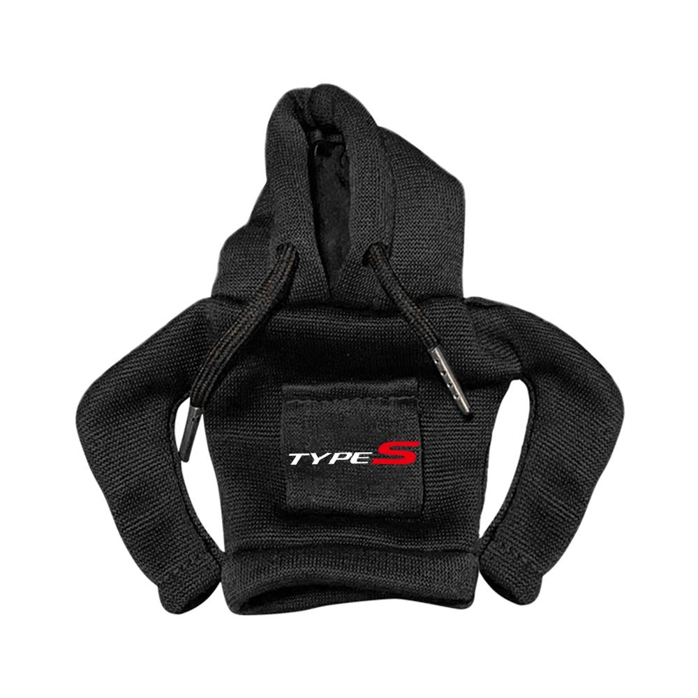 VZH5 Hoodie Car Gear Shift Knob Cover Manual Handle Change Lever Covers Accessories For Honda CIVIC Type R Type S Mugen Pilot DOHC Si