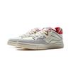 Li Ning Wave PRO Скользкая подошва Амортизация Устойчивость к истиранию Низкие Скейтборд кроссовки Мужские Белый Серый Красный AEPV019-3