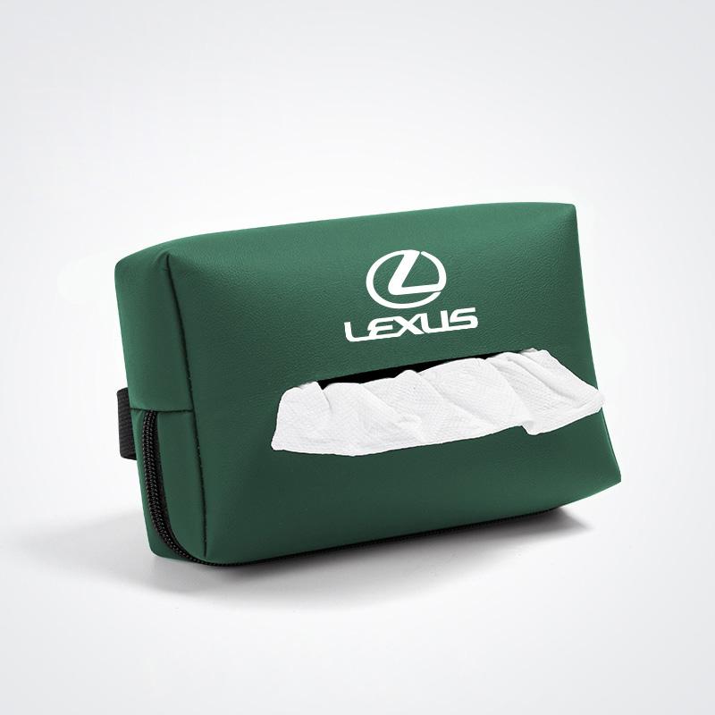 Car Tissue Box Leather Paper Towel Storage Bag Accessories For Lexus F-SPORT ES RX NX LS UX LM LX GX LC RZ IS CT GS RC HS SC TXAG3