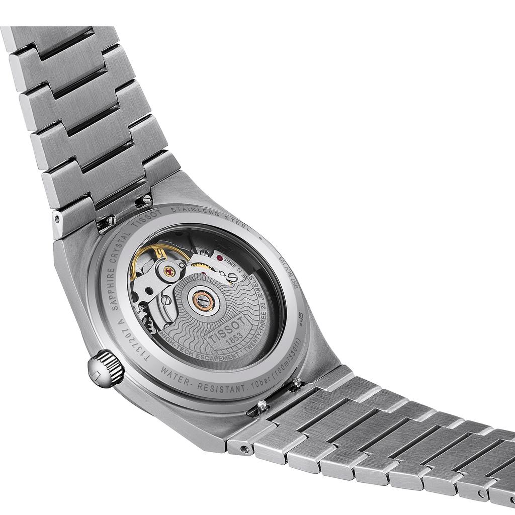 Tissot Мужские модные часы из нержавеющей стали с зеленым циферблатом T137.207.11.091.00