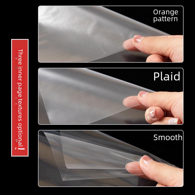 Упаковка из 100 прозрачных папок формата А4 с 11 отверстиями, защита листов для папок с 3 или 4 отверстиями