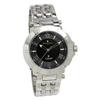 Salvatore Marra Watch Silver Black Radio Solar Stainless Steel Men's SM18112SS-SSBK