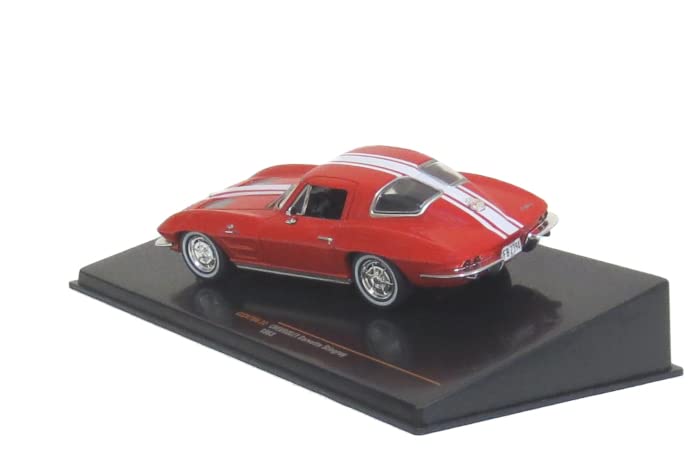 Ixo 1/43 Chevrolet Corvette Stingray C2 1963 Красный/Белый Готовая модель