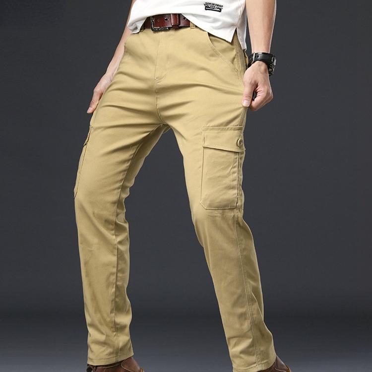 Повседневные мужские брюки с несколькими карманами, быстросохнущие спортивные брюки, дышащие длинные брюки для тренировок на открытом воздухе