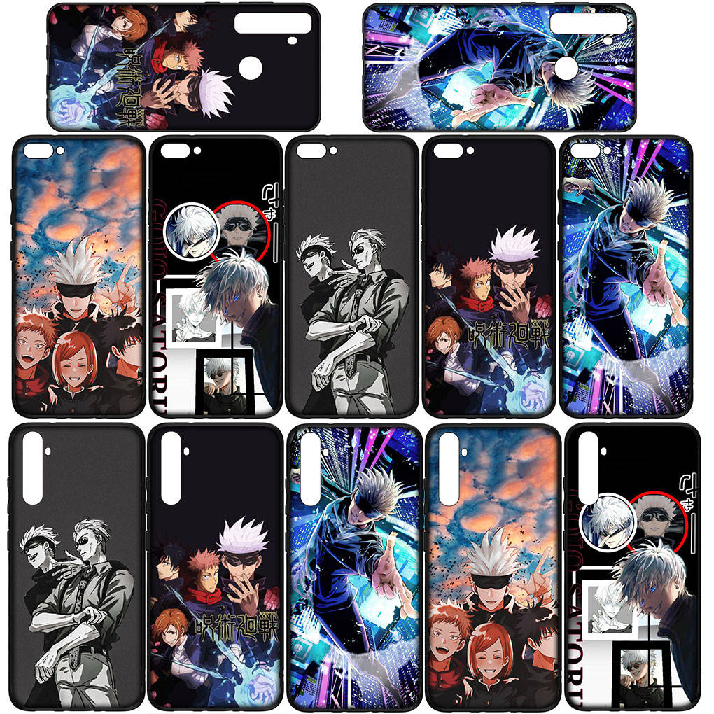 Чехол для iPhone 16 15 Xiaomi Redmi Note 14 13 12 11 Pro Max X 16e Samsung Galaxy S25 S24 S23 Moto OPPO Huawei Jujutsu Kaisen Gojo Satoru Itadori Yuji