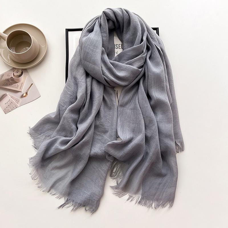 New Ramadan Big Size Women High Quality Muslim Hijabs Plain Solid Color Scarf Shawls Lady Wraps Headwear Pashmina