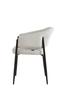 ARGOS upholstered chair, fabric, gray