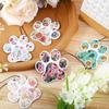 Tallew 12 Pack Car Air Freshener Dog Paw Shape Hanging Pet Lovers Funny Cute Spring Car Scents Air Freshener Rearview Mirror Pendant Cute Pet Odor