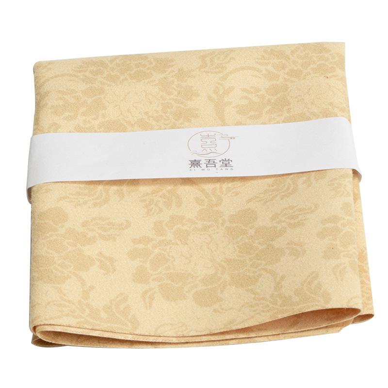 Китайское печатное двухстороннее влаговпитывающее чайное полотенце, коврик для чайного столика, салфетки для чистки чайника, теплоизоляционная подставка, чайные аксессуары