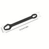 3-17mm Universal Torx Wrench Self-tightening Adjustable Glasses Wrench Board Double-head Torx Spanner Hand Tools