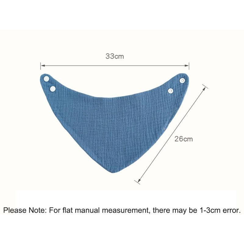 Твердые муслиновые детские нагрудники-банданы, слюнявчики, 100% хлопок для малышей, детей, унисекс, мальчиков и девочек