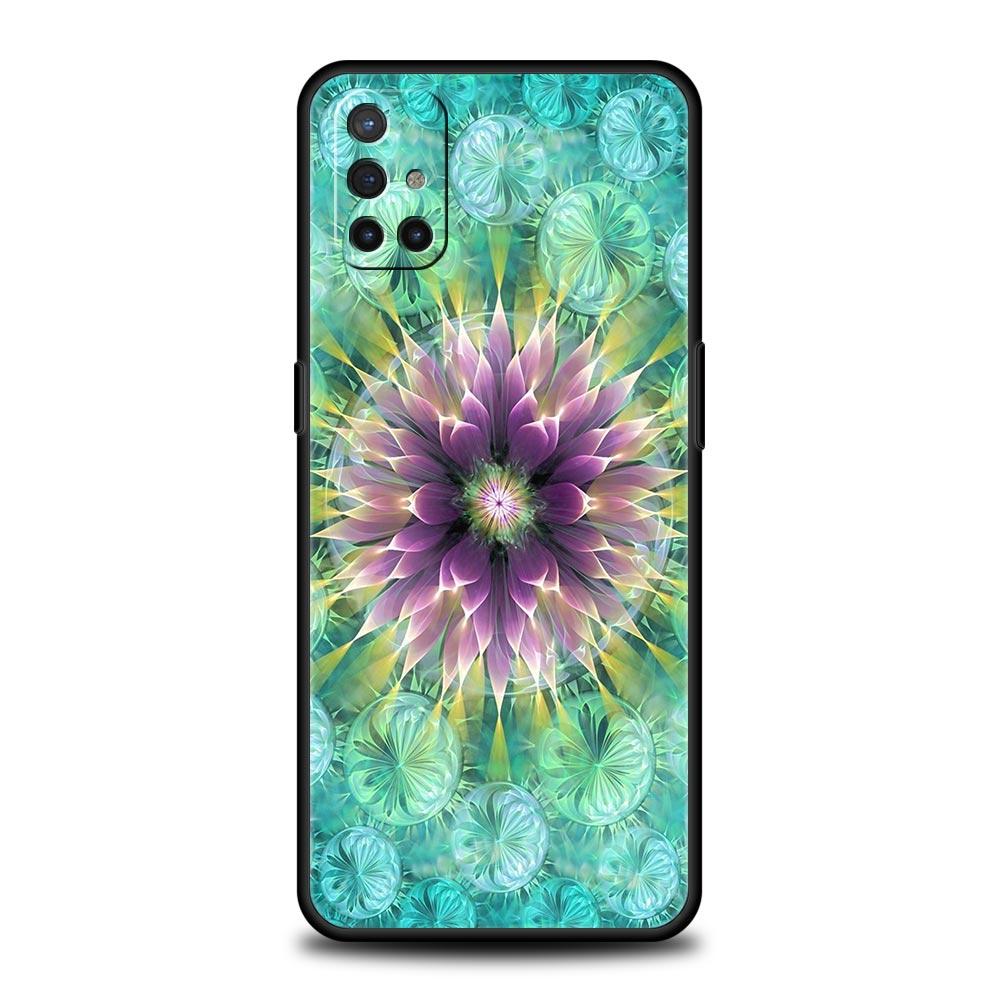 Phone Case For Oneplus 13R 13 12 10T 11 R10 Nord N100 N200 N10 9 9R CE 2 3 Z Pro Lite Soft TPU Cover Retro Circular Totem Design