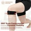 Adjustable Patellar Tendon Strap Knee Support Silicone Gel Pad Shock Absorbing Lightweight Breathable Pain Relief Running Brace