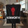 Kenworth,pattern Flannel Blanket, High quality Comfortable for All Seasons, Home Decor, Warmth and Comfort, Perfect for Gifts.
