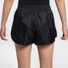 Nike SS25 Простые спортивные повседневные шорты с логотипом, женские шорты, черные HM8403-010