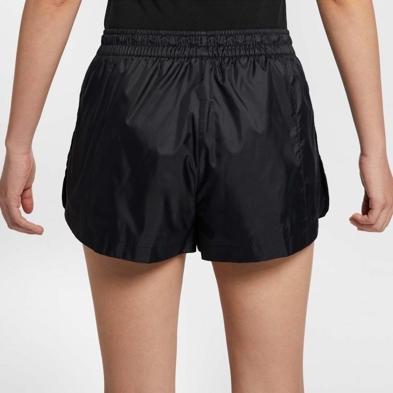 Nike SS25 Простые спортивные повседневные шорты с логотипом, женские шорты, черные HM8403-010