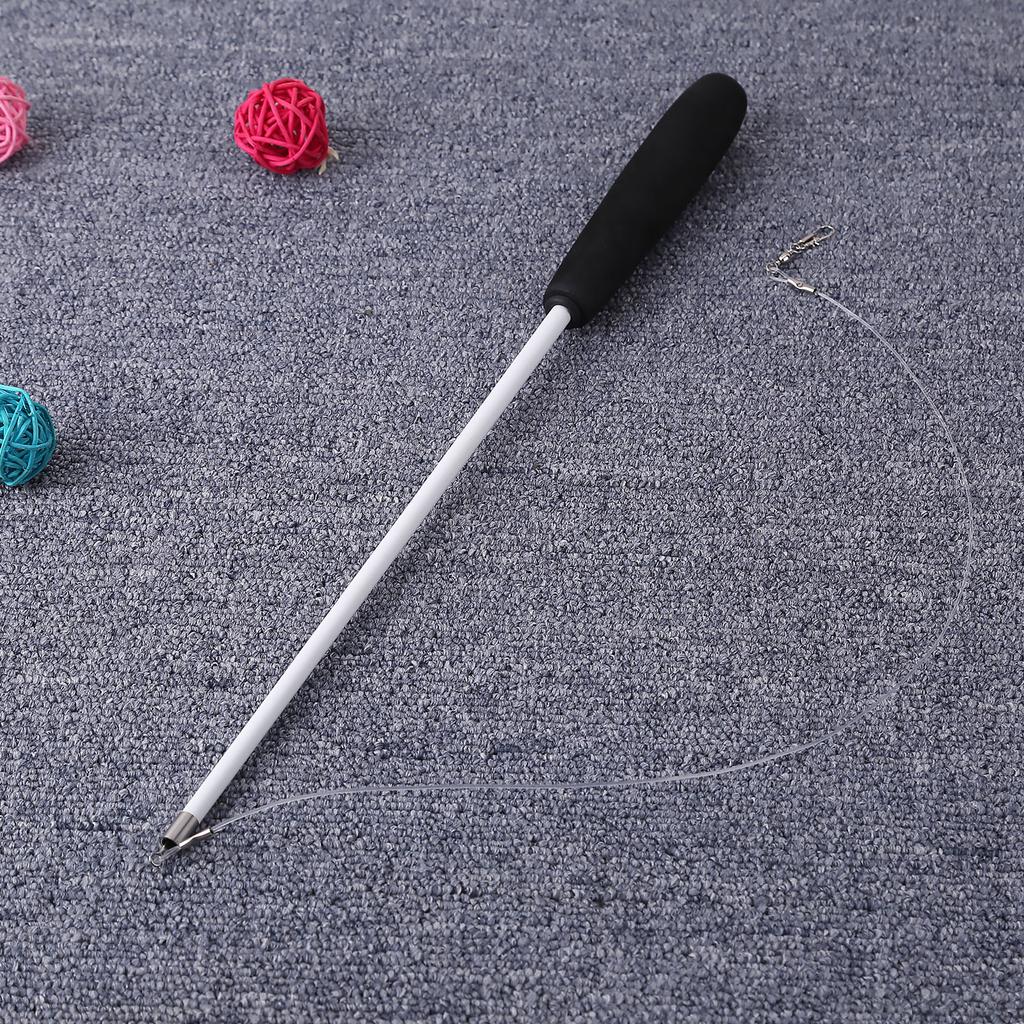 Палочки-дразнилки для кошек, выдвижная палочка для удочки, игрушка-удочка для кошачьей удочки