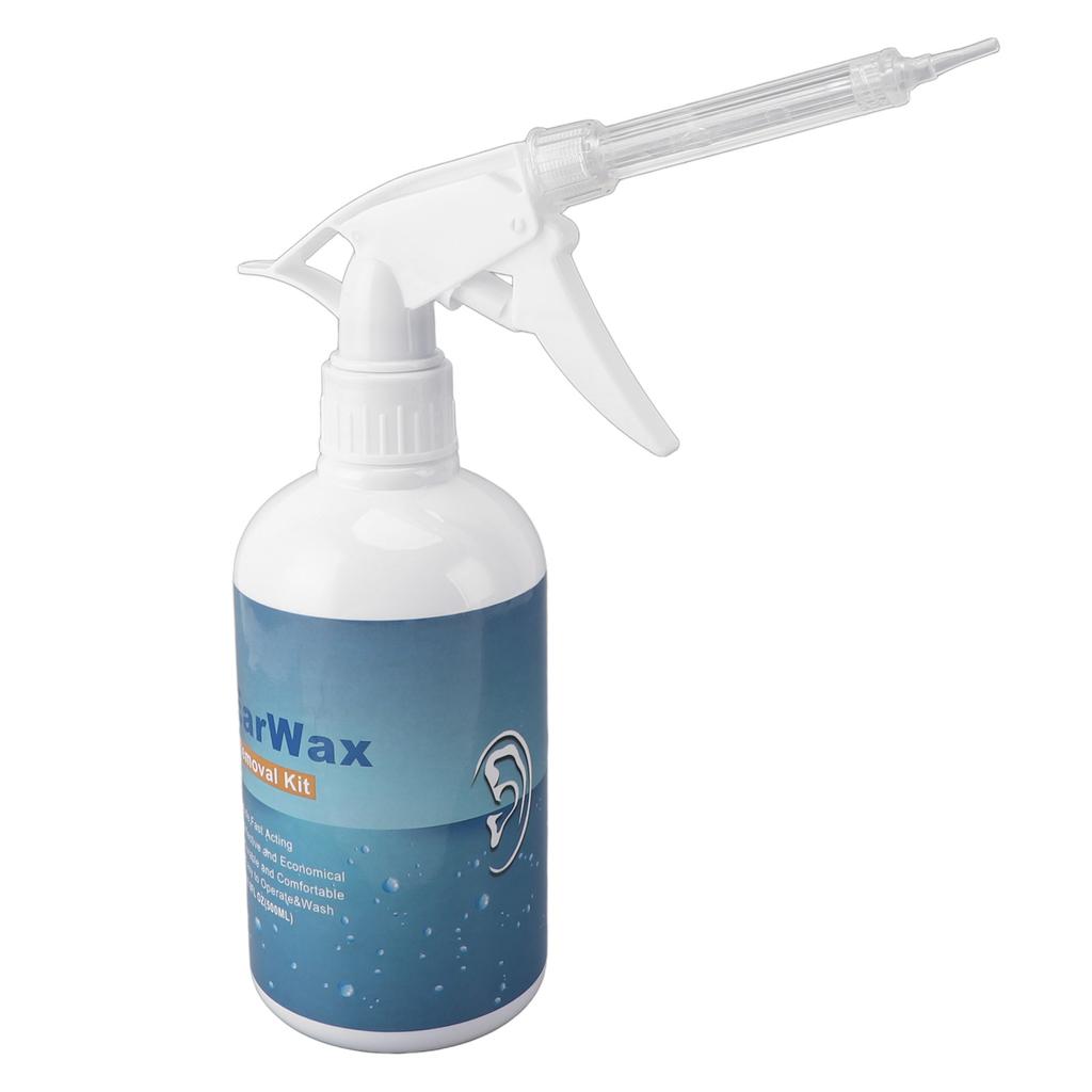 Набор для удаления ушной серы, 500 мл, с бутылочкой для чистки ушей, ушной лампочкой, шприцем для удаления ушной серы, для чистки ушей