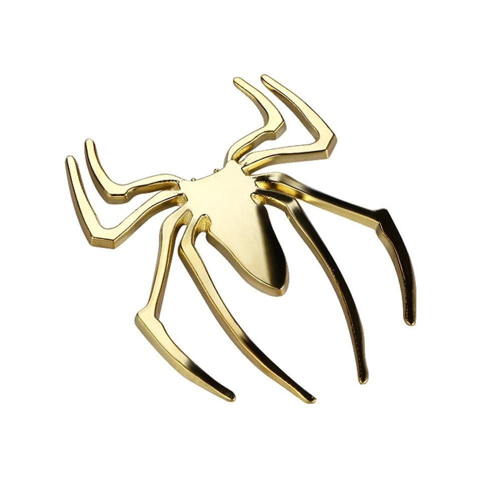 Украшение Орнамент Авто Эмблема Наклейка Мото Наклейка 3D Наклейка на автомобиль 3D Форма паука Наклейка на автомобиль