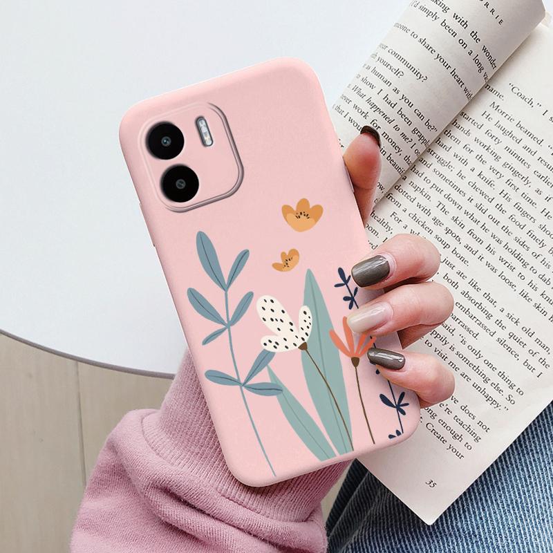 Flowers Case For Redmi A1 A2 Back Cover Cartoon Owl Cute Heart Painting Capa Soft Silicone Fundas For Xiaomi RedmiA1 Plus A3 A5