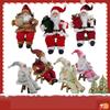Santa Claus Seated Figurine Christmas Scene Doll Decorations Holiday Gift