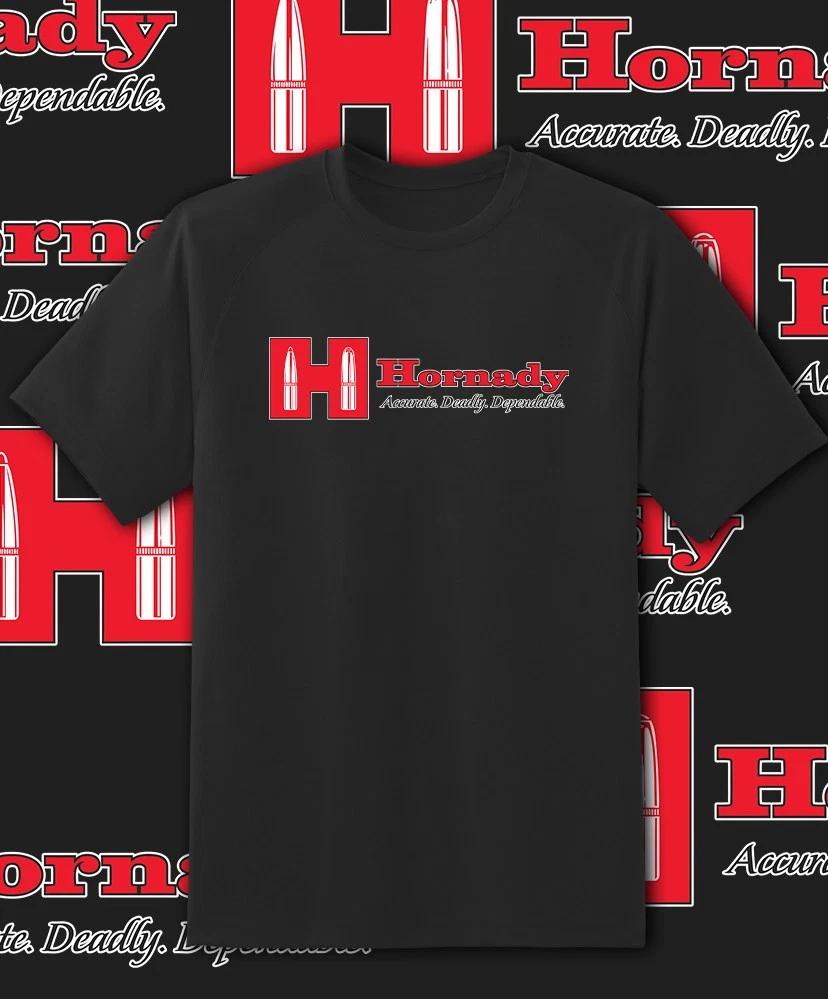 Hornady Guns Firearms Main Logo T-Shirt Adult & Youth sizes Fast Ship!