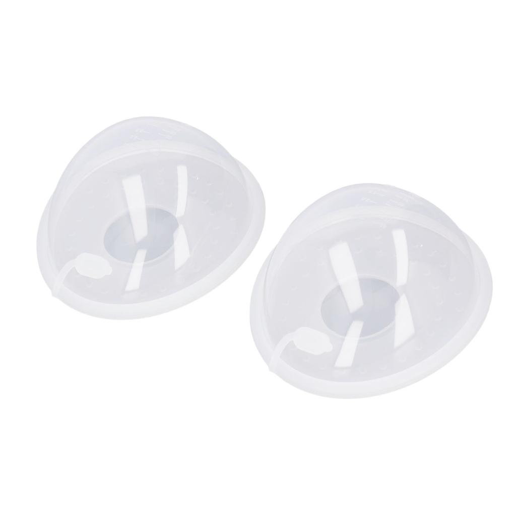 2 шт., чехол для сбора грудного молока, переносной силиконовый чехол для груди, предотвращает утечку и переполнение
