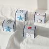 Density Board Beach Box Ornaments Ocean Style Jewelry Storage Box Seashells Wooden Box  Storage Box