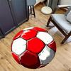 1pc Soccer Ball rug home carpet non slip design for office decor gift living room bedroom