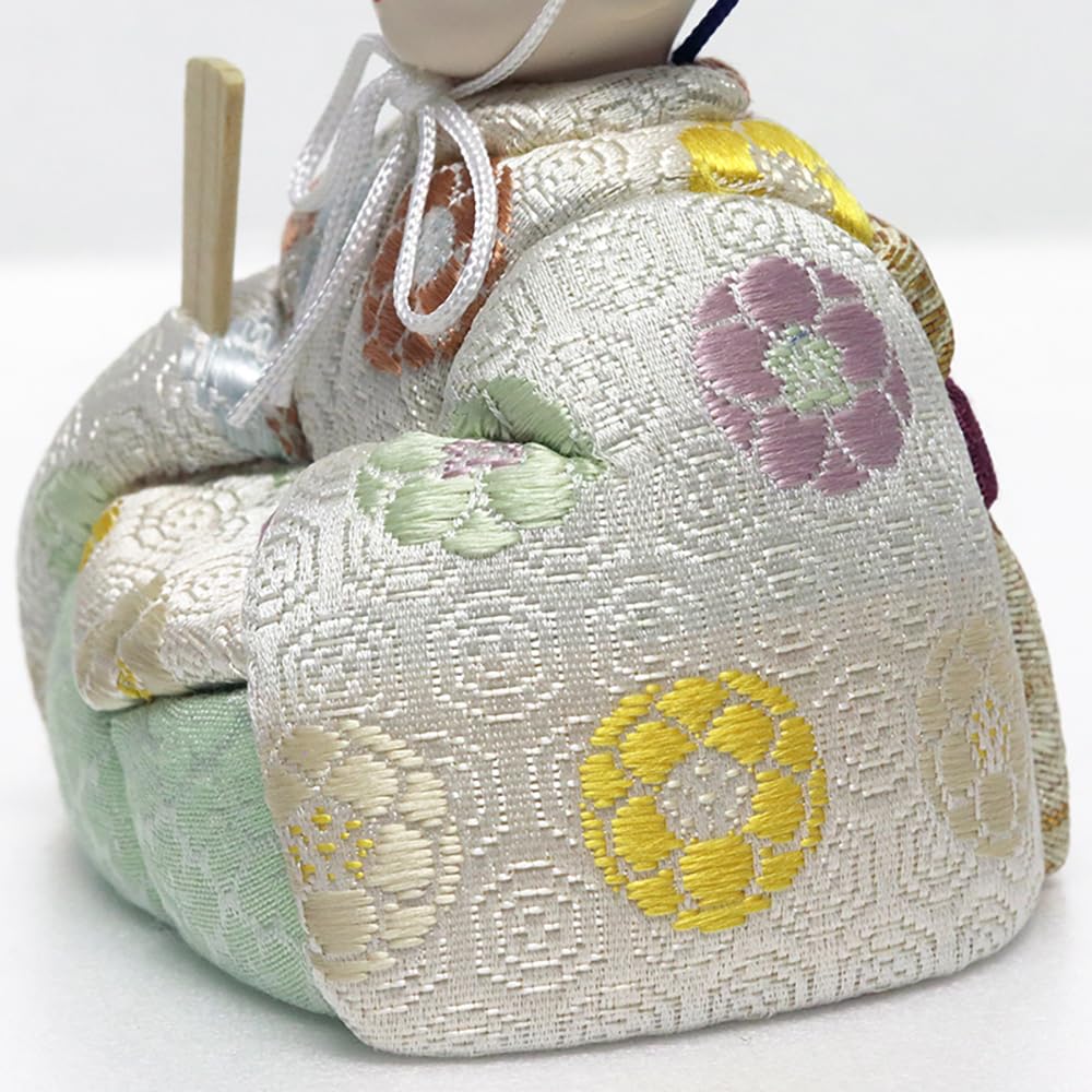 Hina Wooden Doll by Doll with Round Doll, Kotohoki, Haruka, Only, Tray, Natural, KTH-3201D2