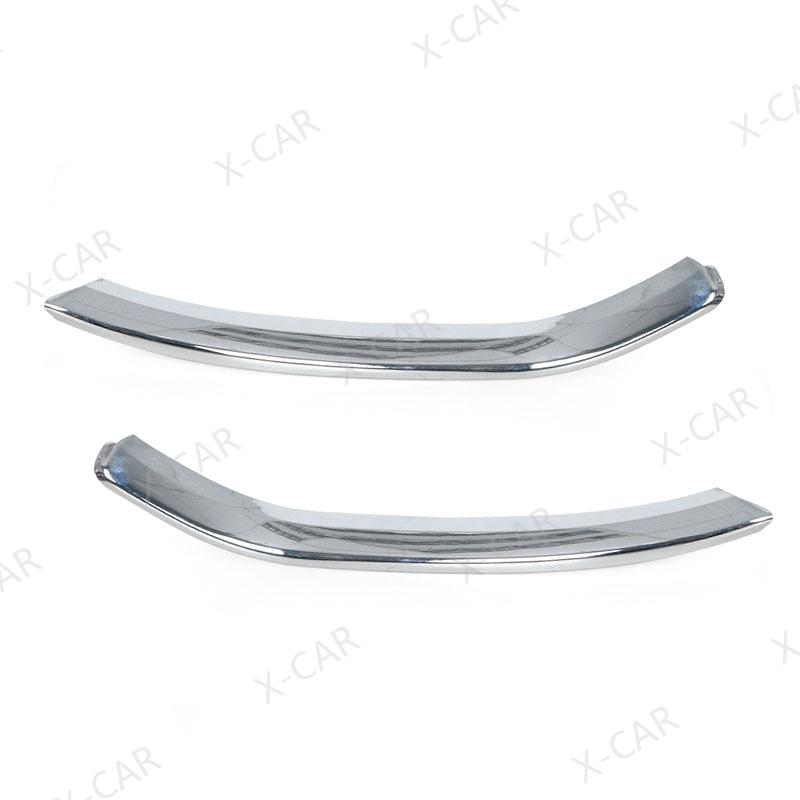 For JAC Refine S3 T5 Front Rear Bumper Fog Lamp Foglight Chrome Trim Decorative Strip