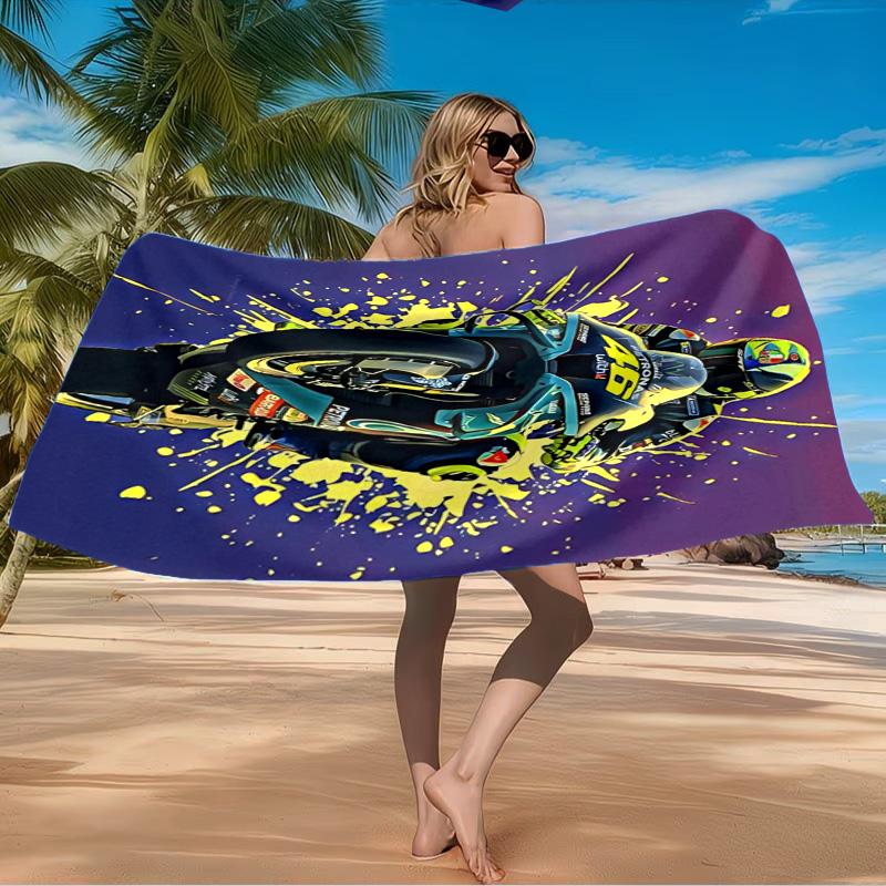 Пляжное полотенце Valentino Rider из микрофибры, легкое и быстросохнущее, для летних путешествий, бассейна, подарок на день рождения